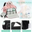 Waterproof Diaper Stroller Backpack Tote | https://www.bestnamebadges.com