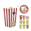 32Oz Disposable Paper Popcorn Boxes For Movie Night | https://www.bestnamebadges.com