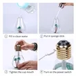 Bulb Humidifier with LED Light for Desk | https://www.bestnamebadges.com