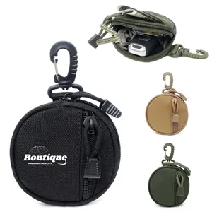 Small Utility EDC Tactical Key Pouch With Carabiner