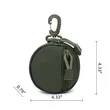 Small Utility EDC Tactical Key Pouch With Carabiner | https://www.bestnamebadges.com