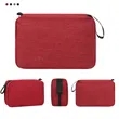 Water-Resistant Heathered Hanging Toiletry Organizer | https://www.bestnamebadges.com