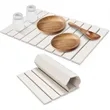 Foldable Diatomite Dish Drying Mat Kitchen Counter Pad | https://www.bestnamebadges.com