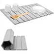 Foldable Diatomite Dish Drying Mat Kitchen Counter Pad | https://www.bestnamebadges.com
