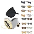 Foldable UV Protection Sunglasses With Portable Case | https://www.bestnamebadges.com