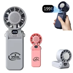 2-in-1 Foldable Bluetooth Speaker and Air Cooling Fan