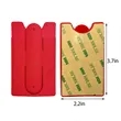 Silicone Card Holder For Mobile Phone Back | https://www.bestnamebadges.com