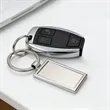 Rectangular Metal Keychain Key Tag 3"x1" | https://www.bestnamebadges.com