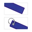 Double Sided Embroidered Keychain Key Tag | https://www.bestnamebadges.com