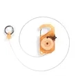 Retractable Key Chain Reel with Carabiner Ring | https://www.bestnamebadges.com