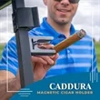 Magnetic Metal Cigar Holder Clip | https://www.bestnamebadges.com