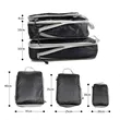 Travel Compression Packing Cubes Set for Organization | https://www.bestnamebadges.com