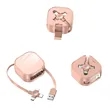 ASCOT Self-spooling USB charging cable for iPhone and Androi | https://www.bestnamebadges.com