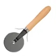 Wood handle Pizza Cutter | https://www.bestnamebadges.com