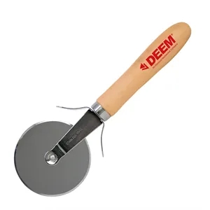 Wood handle Pizza Cutter