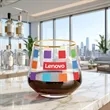 Tucson Gold Rim Stemless Wine - VividPrint™ | https://www.bestnamebadges.com