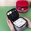 Portable First Aid Kit Travel Medical Emergency Storage Bag | https://www.bestnamebadges.com