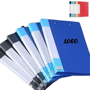 A4 Thick File Folder Double Clip Document Organizer File