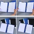 A4 Thick File Folder Double Clip Document Organizer File | https://www.bestnamebadges.com