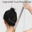 Extendable Stainless Steel Dual Rod Back Scratcher Tool | https://www.bestnamebadges.com