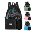 Mesh Drawstring Swimming Backpack | https://www.bestnamebadges.com