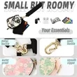 Mini Zip Around Keychain Wristlet Wallet | https://www.bestnamebadges.com
