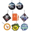 Custom Shape & Double-Side Printed Car Air Freshener | https://www.bestnamebadges.com