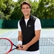 Men's Lightweight Half Zip Performance Vest | https://www.bestnamebadges.com