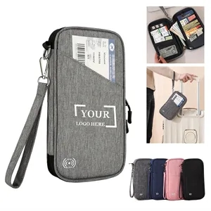 RFID Blocking Waterproof Oxford Cloth Family Passport Holder