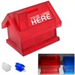 Eco-Friendly House Shaped Plastic Bank | https://www.bestnamebadges.com