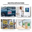 Rectangular/Square Magnetic Vinyl Signs | https://www.bestnamebadges.com
