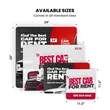 Rectangular/Square Magnetic Vinyl Signs | https://www.bestnamebadges.com