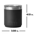 Yeti 10 oz Rambler Stackable Lowball with DuraSip Ceramic  | https://www.bestnamebadges.com
