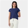 STIO® Quick-Drying Athletic Women's Divide Tee SS | https://www.bestnamebadges.com