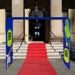 8' Square Tension Wall Archway Kit | https://www.bestnamebadges.com