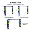 8' Square Tension Wall Archway Kit | https://www.bestnamebadges.com