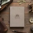 Tree Free Hardcover Notebook | https://www.bestnamebadges.com