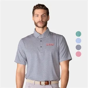 Ashworth® Golf Fairway Stripe Polo with Custom Logo