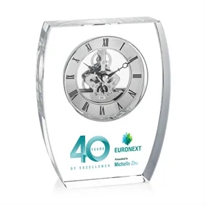 Barchus VividPrint™ Clock - Silver
