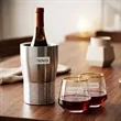 Genoa Wine Cooler & Tucson Gold Rim Stemless Wine | https://www.bestnamebadges.com