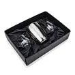 Pescara Wine Cooler & Tucson Gold Rim Stemless Wine | https://www.bestnamebadges.com