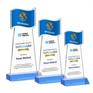 Flag VividPrint™ Award - Sky Blue
