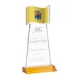 Flag Award - Amber | https://www.bestnamebadges.com