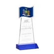 Flag Award - Blue | https://www.bestnamebadges.com
