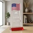 Flag Award - Red | https://www.bestnamebadges.com