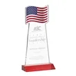 Flag Award - Red | https://www.bestnamebadges.com