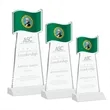 Flag Award - White | https://www.bestnamebadges.com