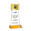 Flag VividPrint™ Award - Amber | https://www.bestnamebadges.com
