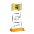 Flag VividPrint™ Award - Amber | https://www.bestnamebadges.com