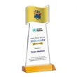 Flag VividPrint™ Award - Amber | https://www.bestnamebadges.com